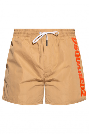 Dkny Orange Cycling Shorts